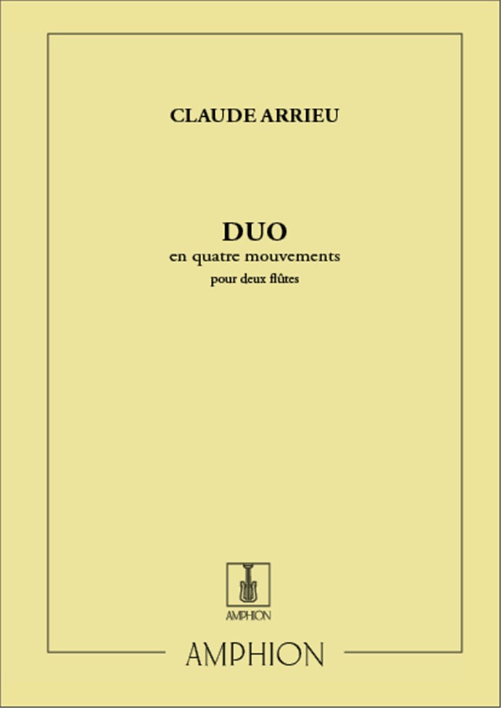 Duo En Quatre Mouvements, Pour Deux Flutes